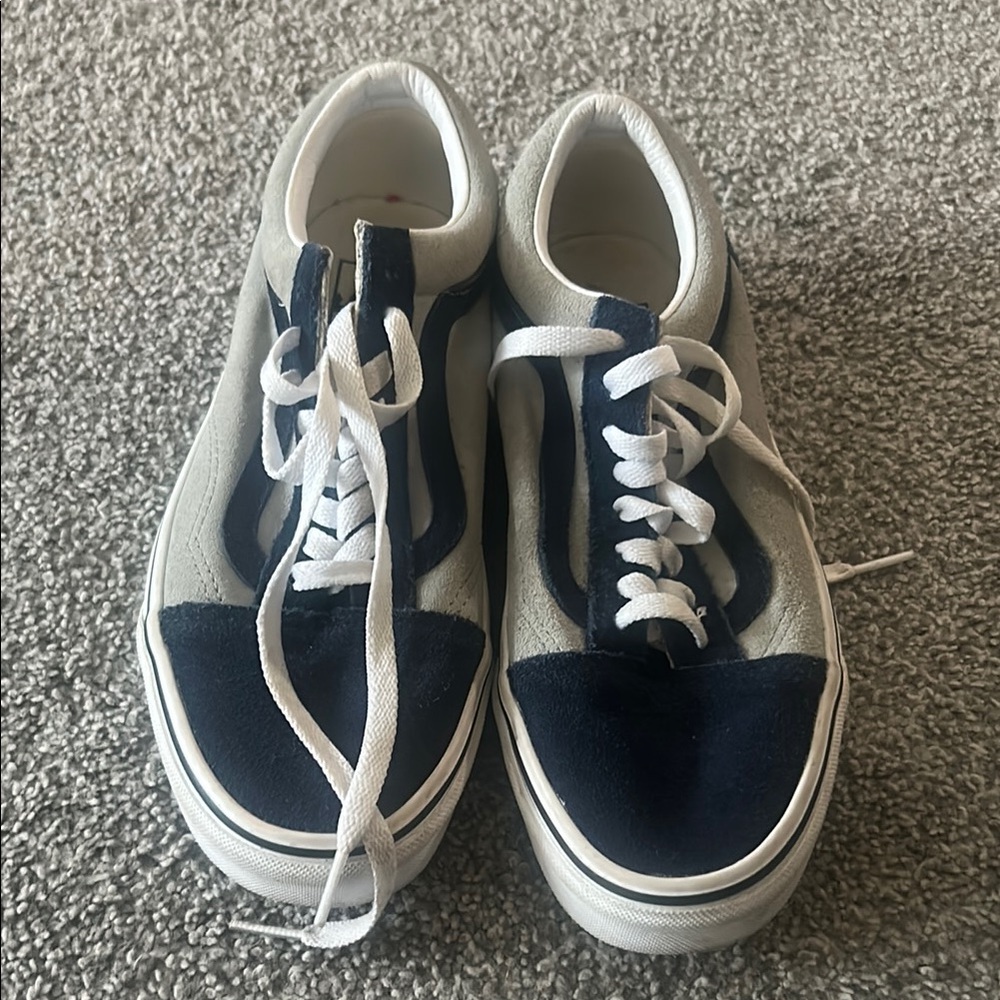 Vans Navy and White Men's Sneakers New, no box.
